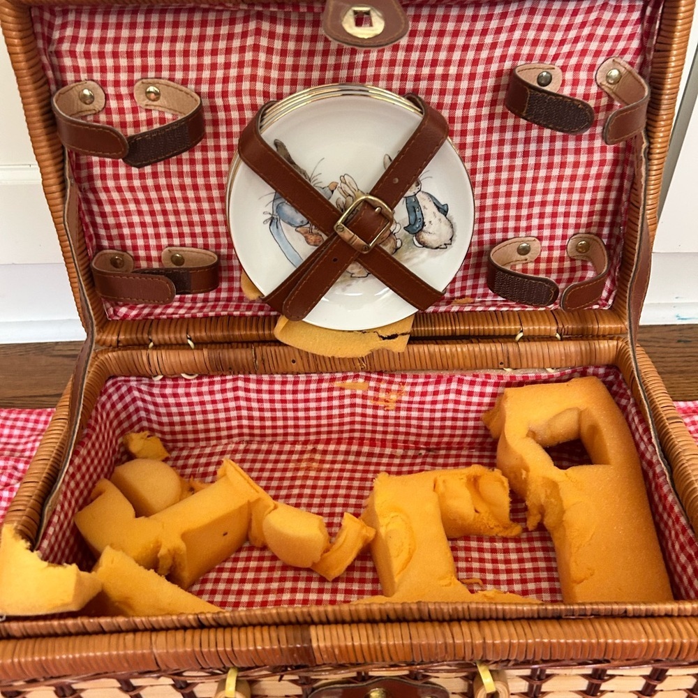 Peter Rabbit Picnic Set ByThe World Of Beatrix Portter - complete - Picture 8 of 15